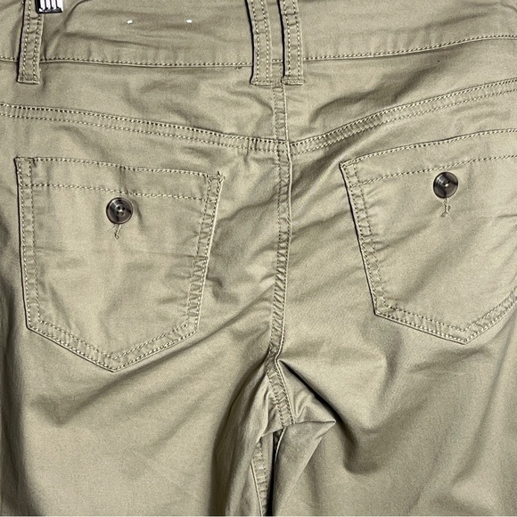 Sonoma Modern Capri Pants Women's Size 6 Tan Khaki Pockets Stretch - Picture 3 of 10